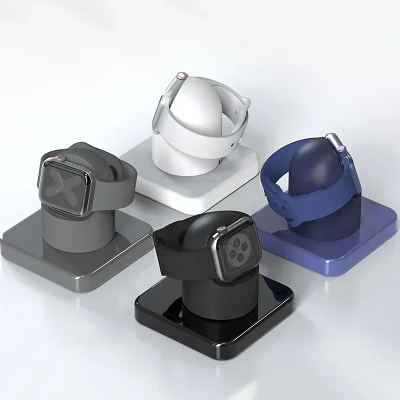 حامل شاحن جديد لساعة أبل سلسلة 9 8 Ultra 7 6 5 SE 4 3 2 قاعدة شحن محطة سيليكون Iwatch كابل شحن حامل #3