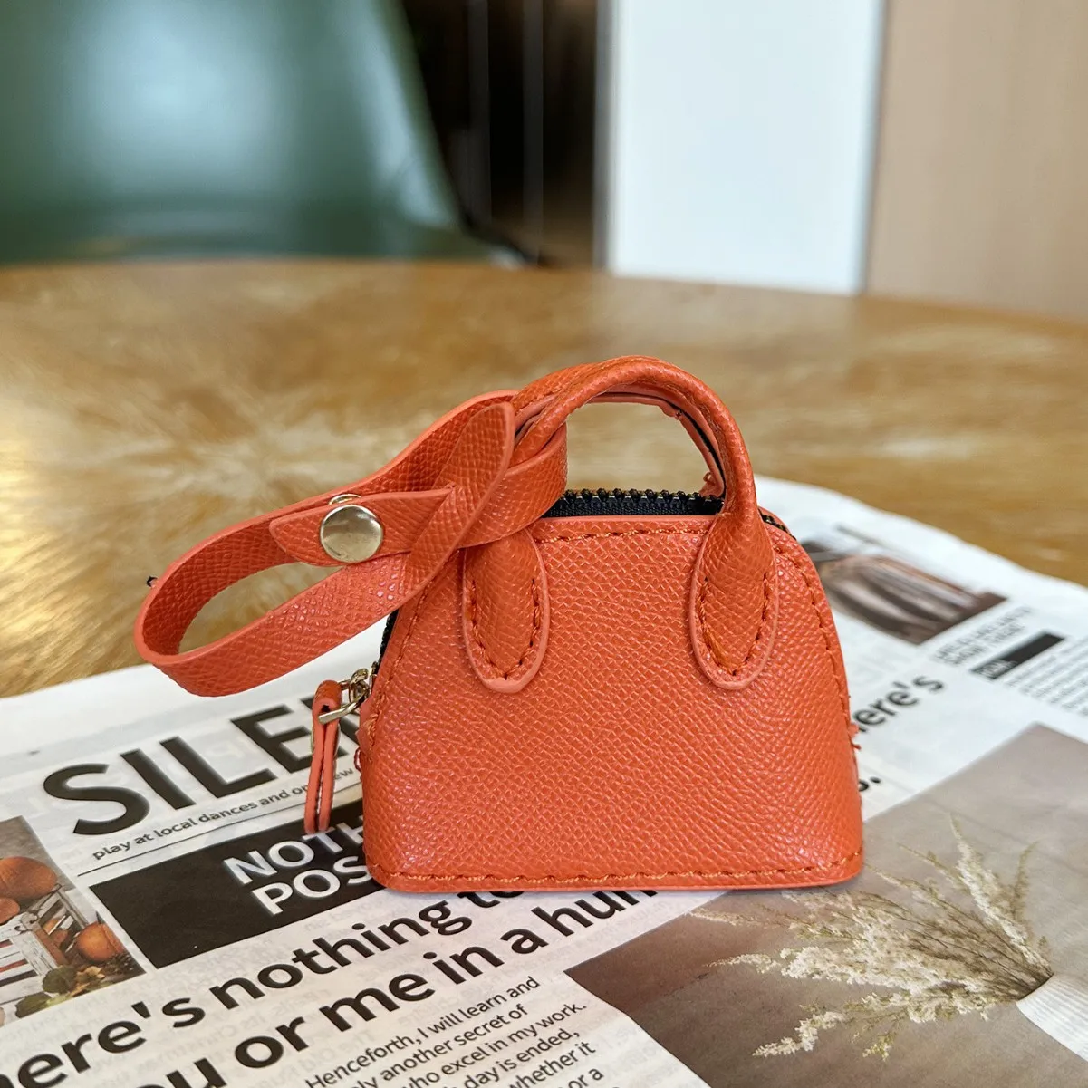 Versatile and Fashionable BoLi Hand Rope Fresh Change Bag Mini Earphone Bag Change Storage Portable Pendant Small Bag