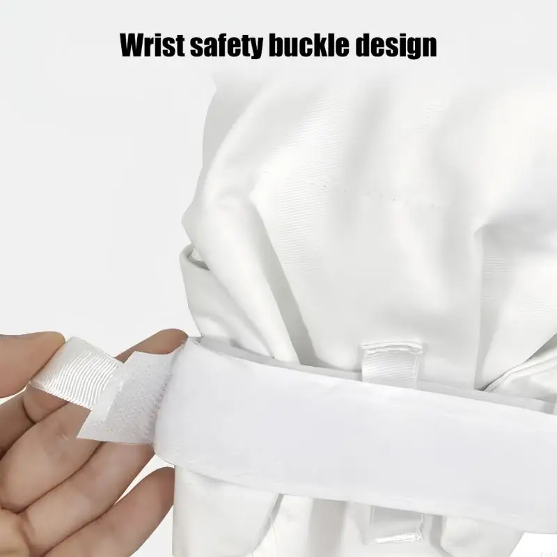 1 قطعة/2 قطعة قفازات تنفس مع أحزمة المعصم قابل للتعديل للوقاية من الإصابات وحماية الجلد ضبط النفس القفازات F19E