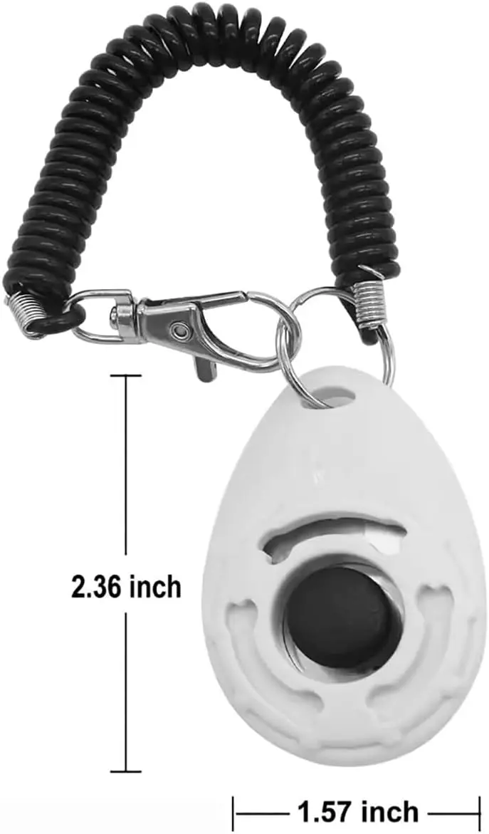Dog Whistle Set of a Premium Quality Adjustable Frequency Dog Whistle and a Dog Clicker, Ultrasonic Dog Whistle to Stop Barking image 2