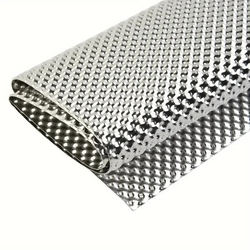 

1pc Car Embossed Aluminum Heat Shield 300x500mm Turbo Manifold-Exhausts Electrical Replacement Heat Shield Car Tool Accessorie ﻿