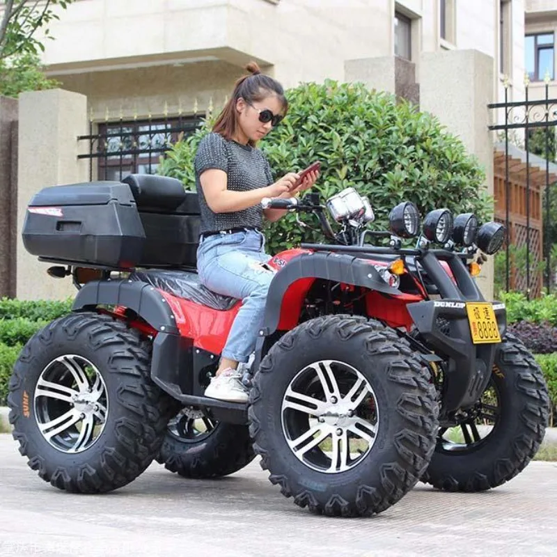 ATV all-terrain vehicle, four-wheel ATV beach motorcycle, high-power mountain shaft drive two-wheel drive ATV