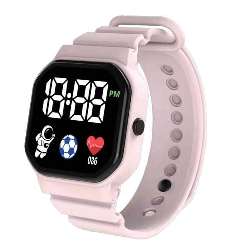 

Astronaut Electronic Watch Children LED Display Silicone Watch Comfortable Wear