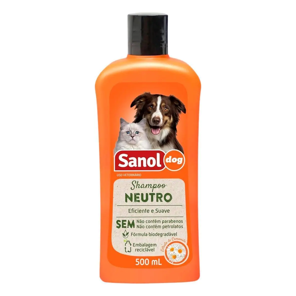 Professional Neutral Shampoo Dogs Cats Sanol Dog 500ml