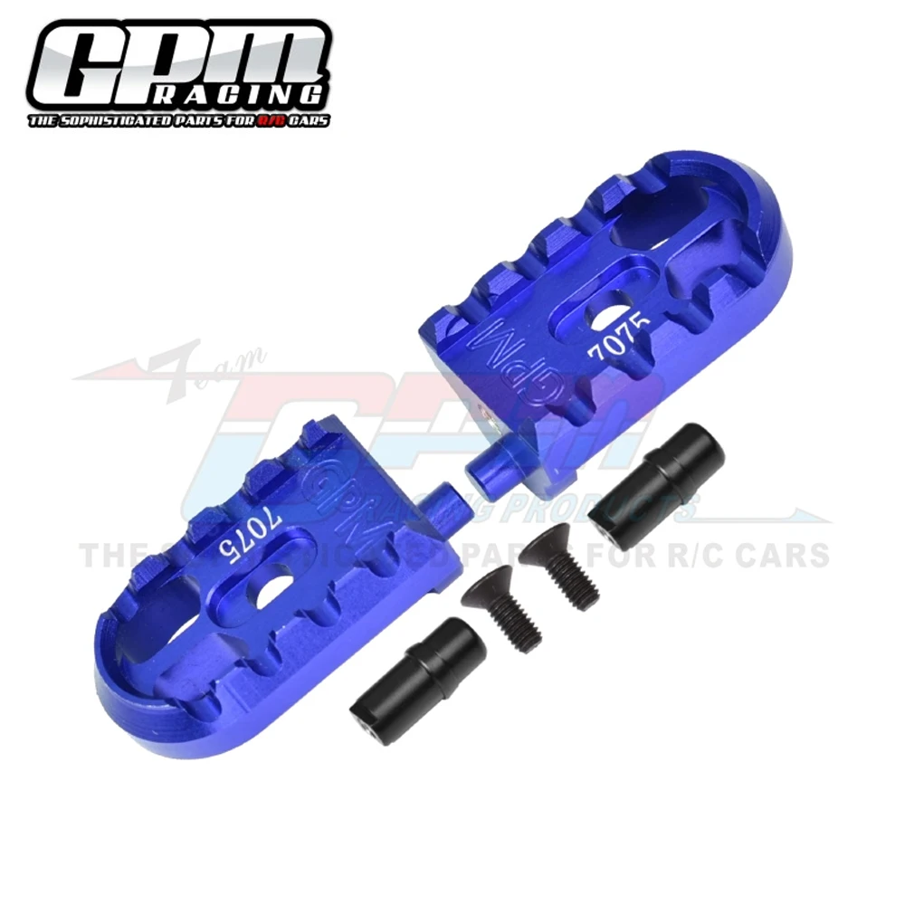 GPM for LOSI 1/4 PROMOTO-MX MOTORCYCLE LOS06000 LOS06002 Upgrade Accessories Metal Footrest Pedals LOS261006