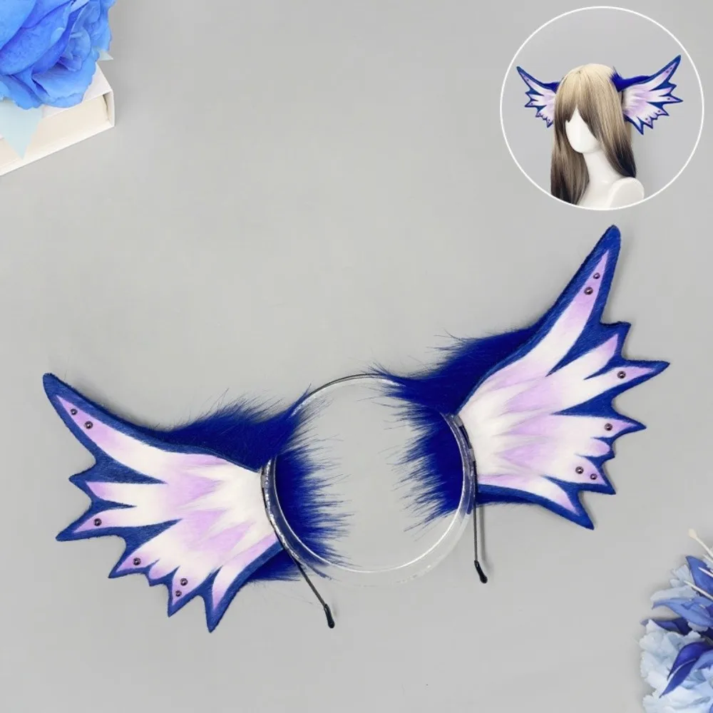 Sweet Elf Siren Mermaid Ears Headband Hair Hoop Gothic Fish Fin Hair Band Animals Ears Cosplay Headwear Makeup