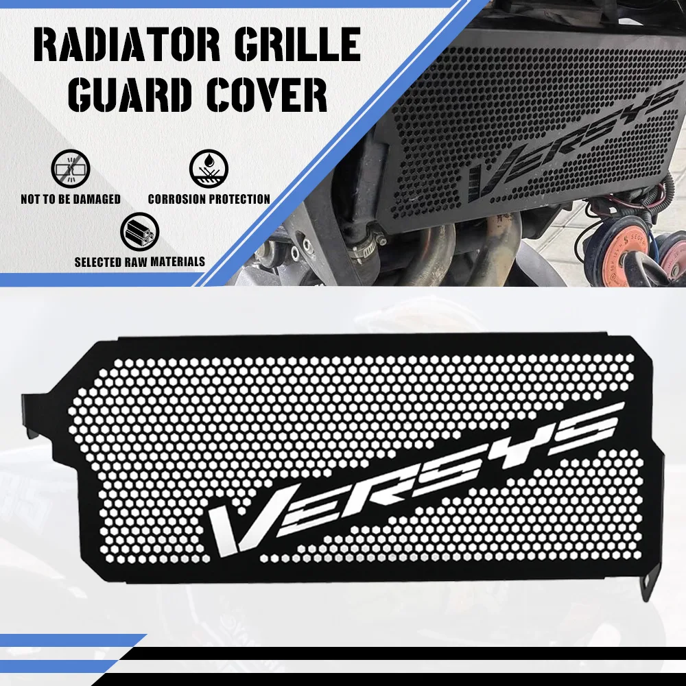 

2025 Motorcycle Radiator Guard Protector Grille Grill Cover For Kawasaki Versys 650 VERSYS650 2015 - 2020 2021 2022 2023 2024