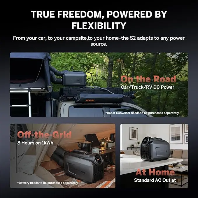 S2 Pro Heating&Cooling Inverter Mobile Air Conditioner Portable Outdoor Camping Car Tent Cooling & Heating Integrated - view 3
