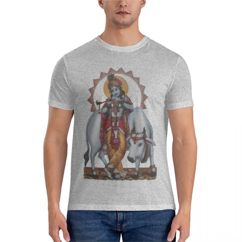 summer fashion t-shirt men krishna Classic T-Shirt T-shirt men men clothing tops