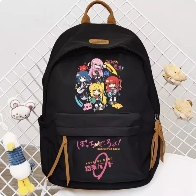 Anime BOCCHI THE ROCK! Tas ransel kapasitas tinggi, tas ransel kapasitas tinggi, tas Cosplay siswa, hadiah remaja, tas ransel sekolah kuyo, hitam Ori, untuk wanita B644