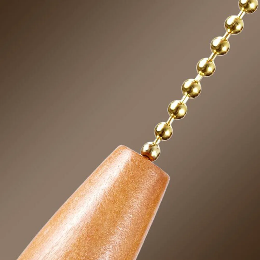 

8 PCS Ceiling Fan Lights Wooden Chandelier Pendant Chain Lamp Ornament Hanging Pedant