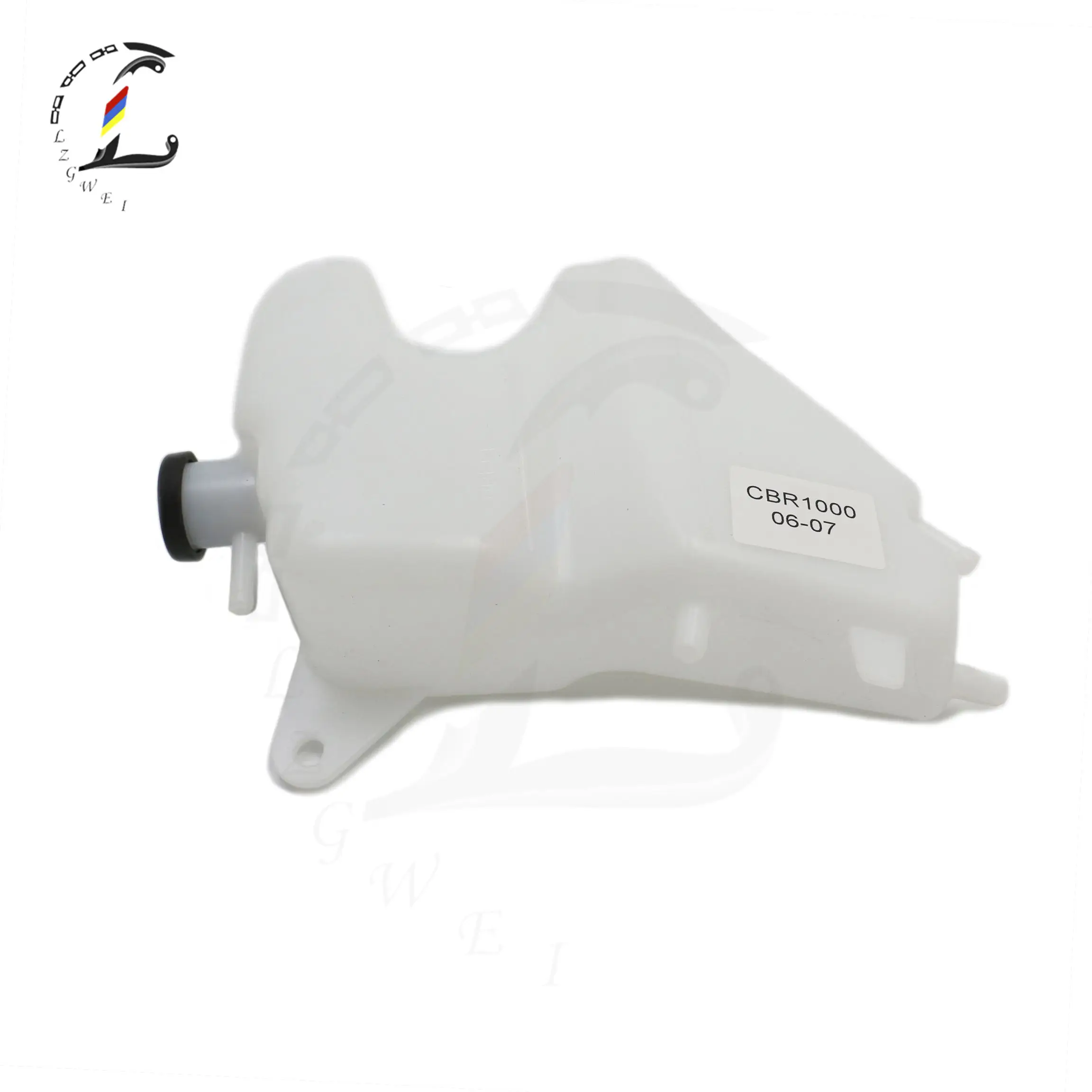 Botella de agua refrigerante para radiador de motocicleta, tanque de desbordamiento para Honda CBR1000 RR CBR1000RR 06-07, accesorios de moto