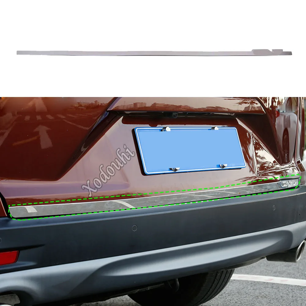 

Cover Stainless Steel Rear Door Bottom Tailgate Frame Plate Trim Lamp Bumper Trunk For Honda CRV CR-V 2017 2018 2019 2020 2021