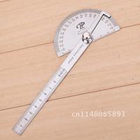 Protractor Stainless Steel 180 Degree Angle Finder Rotary Measuring Ruler Woodworking Tools for Measuring Angles