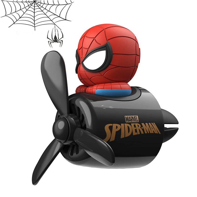 Marvel Spider-Man Car Air Exhaust Decorative Fragrance Car Accessories Accessories Air Conditioning Mouth Perfume Birthday Gift