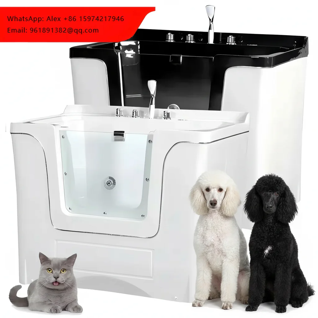

Acrylic Medical Luxury Dog Spa Bathtub Milky SPA Cats Bathtub Eco-Friendly Pet Bath Pool For Grooming For Bathroom Use