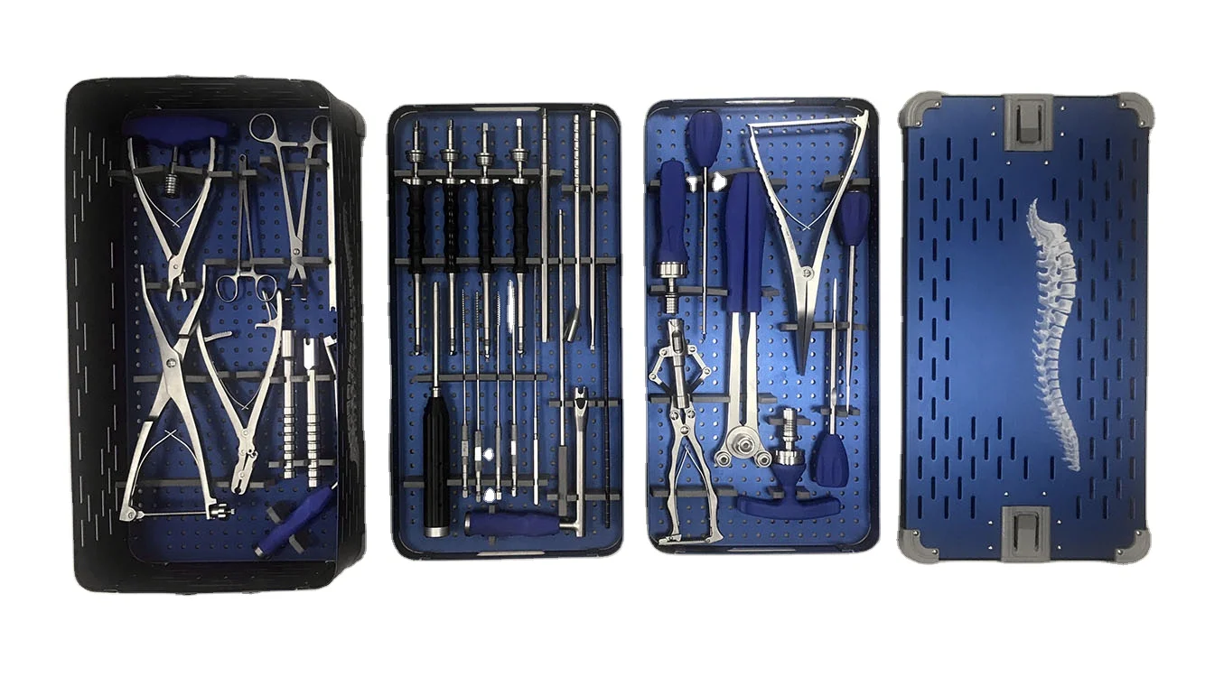 Welltrust PEEK T-PAL Spacer Spinal Fixation Orthopaedic Instrument Set surgical instruments spine set