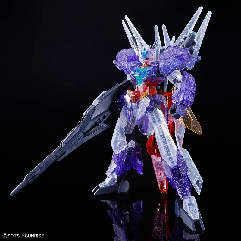 Bandai Gundam Model Kit Figurka Anime HG 1/144 PFF-X7II Uraven Gundam Clear Oryginalny Gunpla Anime Figurka Akcji Zabawki dla Dzieci