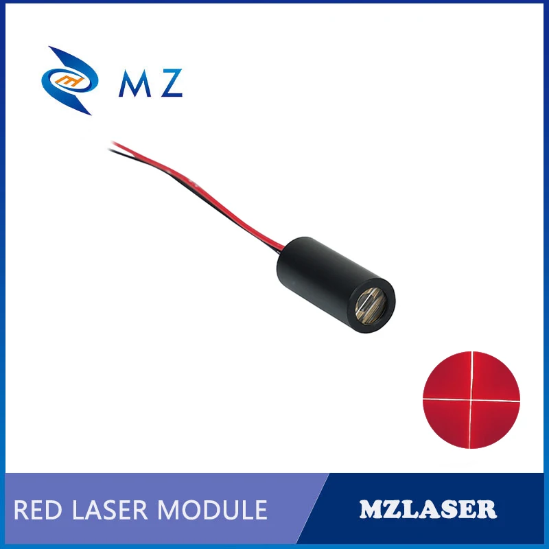 Vendita calda compatto D9mm 650nm 5mW 3V modulo diodo Laser a croce rossa tipo di azionamento APC grado industriale