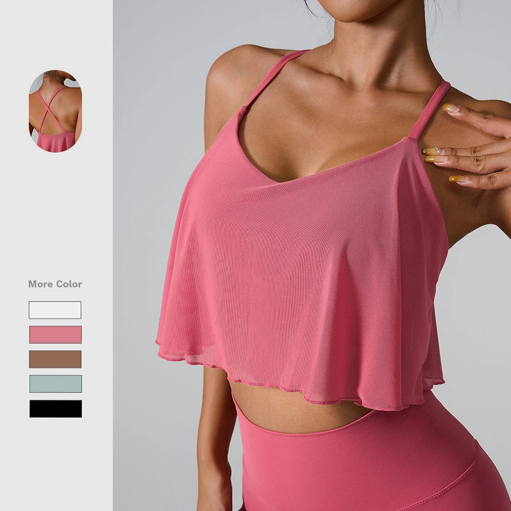 

Sports Vest Women Gym Top Female Sports Bra Tank Top Training Sleeveless Yoga Underwear Quick Dry Sportswear Workout Clothes