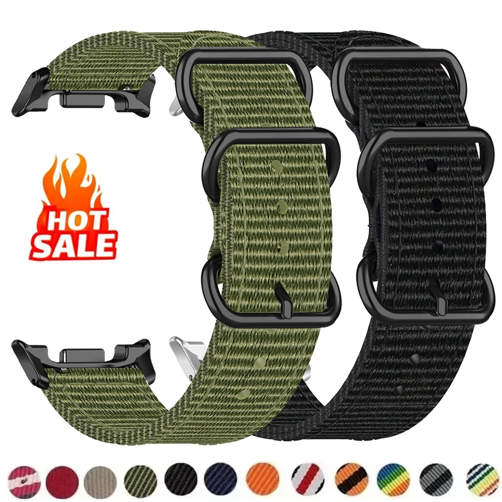 Nylon-Stoffarmband für Samsung Galaxy Watch 8/8Classic Smartwatch-Zubehör, Armband Galaxy Watch Ultra 2025, 47 mm Armband