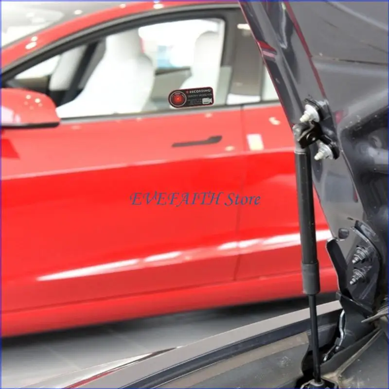 124B Parking Safety Car Decal with Remote Mobile Monitoring Protective Car Sticker