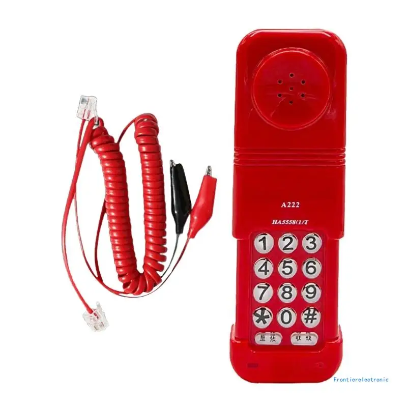 Telephone Landline Desktop Telephone with Telescopic Cover for Hotel Guest Room DropShipping