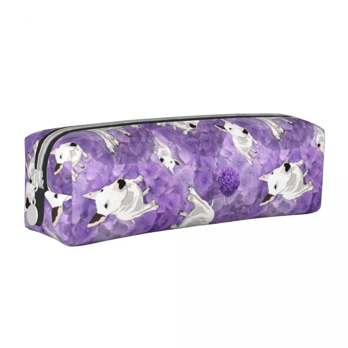 Phoebe Juniper Bull Terrier Dog Pencil Case Creative Pen Box Pencil Bags Student Students School Cosmetic Pencil Pouch