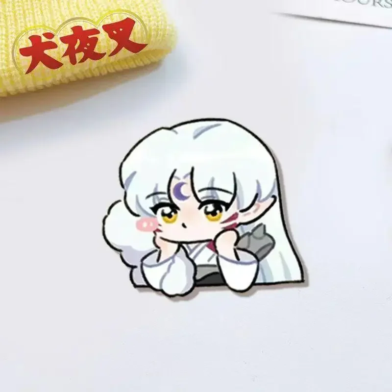 Anime Inuyasha Peripheral brooch Kagome Kikyodo Shishenmaru Q version cute anime cartoon schoolbag pendant