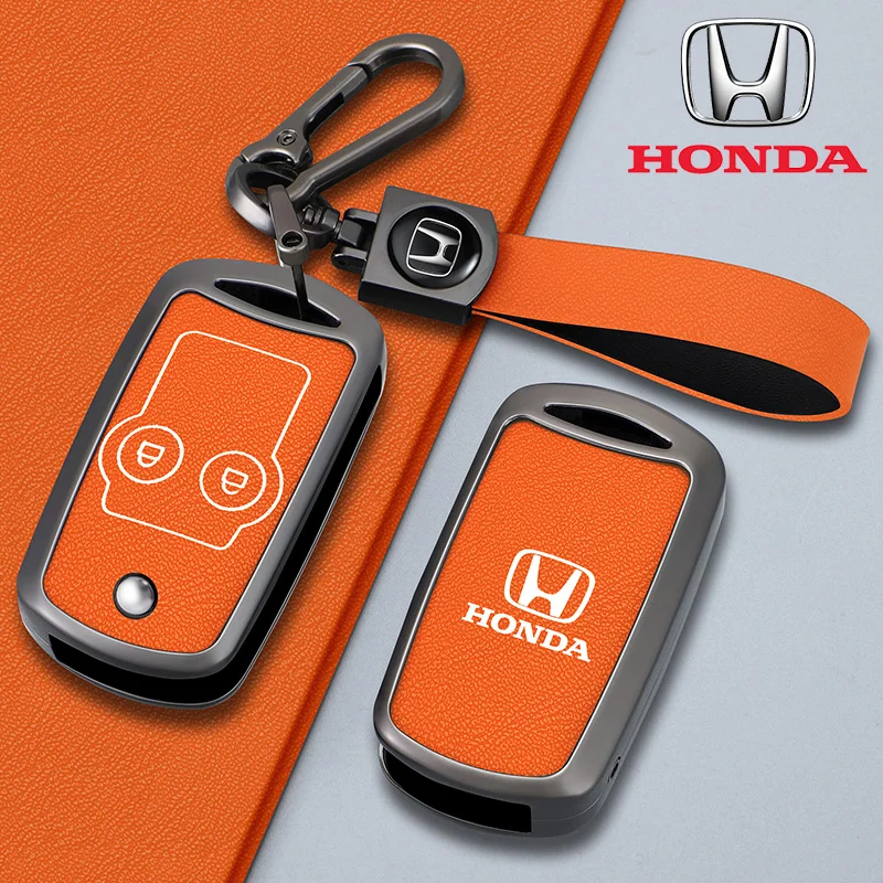 2/3 Buttons Car Key Case Cover Fob Protection Shell For Honda Civic Fit Accord CRV HRV Jazz Odyssey For Acura TL TSX ZDX RSX CRZ