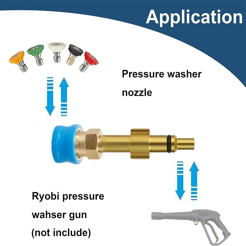 Quick Release Connector Nozzle for 1/4\