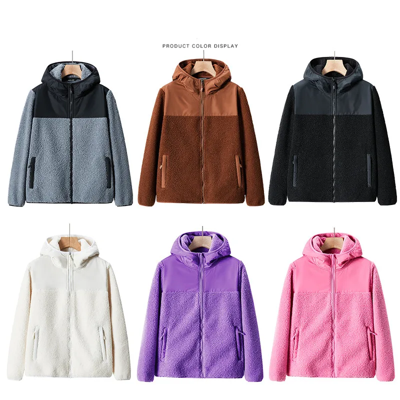 2024 New Korean Female Fashion Autumn Winter Women\'S Hoodie Thickened Versatile Warm Fleece Coat Trend Flannel Couple Jacket