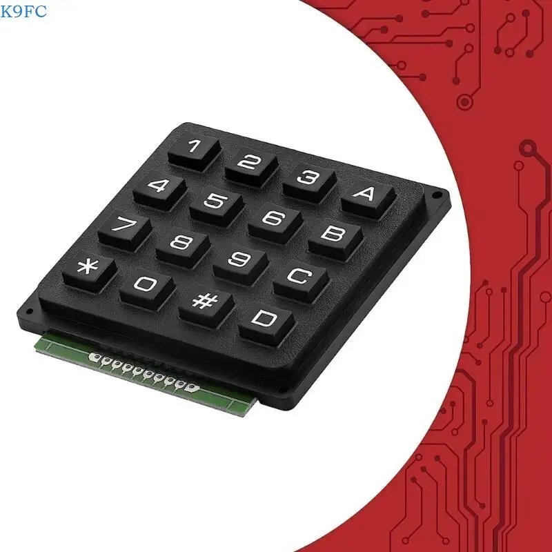 K9FC 16 Membrane Button Keypad Matrixes Keyboard for Electronic DIY 16 Button