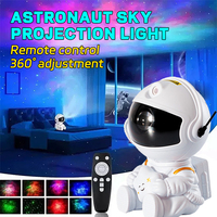 Second-Generation Upgraded Astronaut Starry Sky Projection Lamp Starry Atmosphere Small Night Lamp Spaceman Laser Nebula Lamp