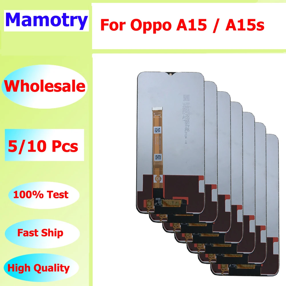

Wholesale 5/10 pieces/Lot Original-self-weld For Oppo A15 / A15s Screen Touch Lcd Display Assembly CPH2185 CPH2179