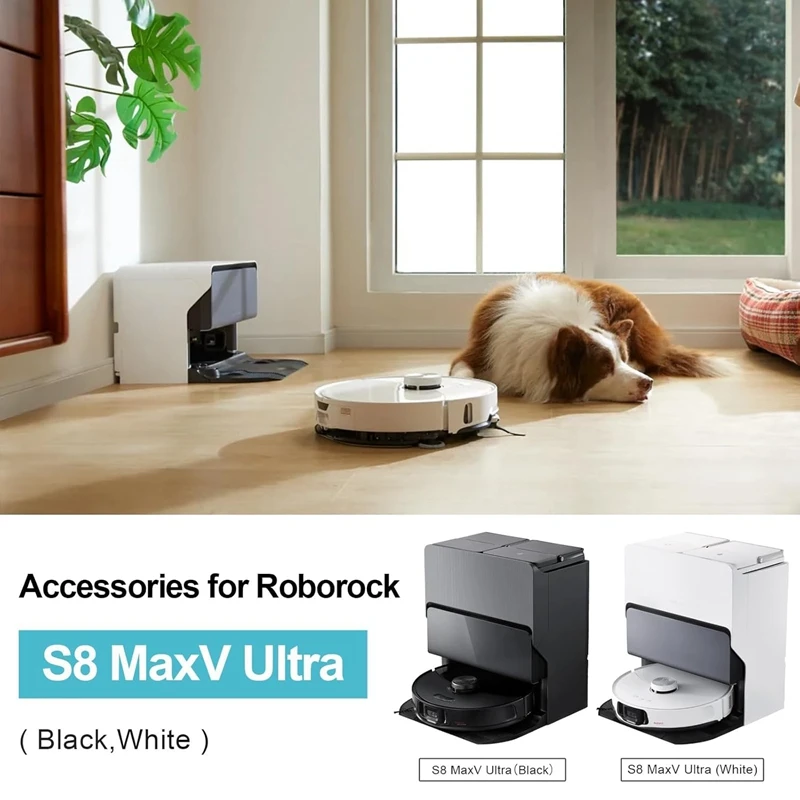 Top Sale For Roborock S8 Maxv Ultra Replacement Parts Main Side Brush Hepa Filter Mop Cloth Dust Bags Accessories