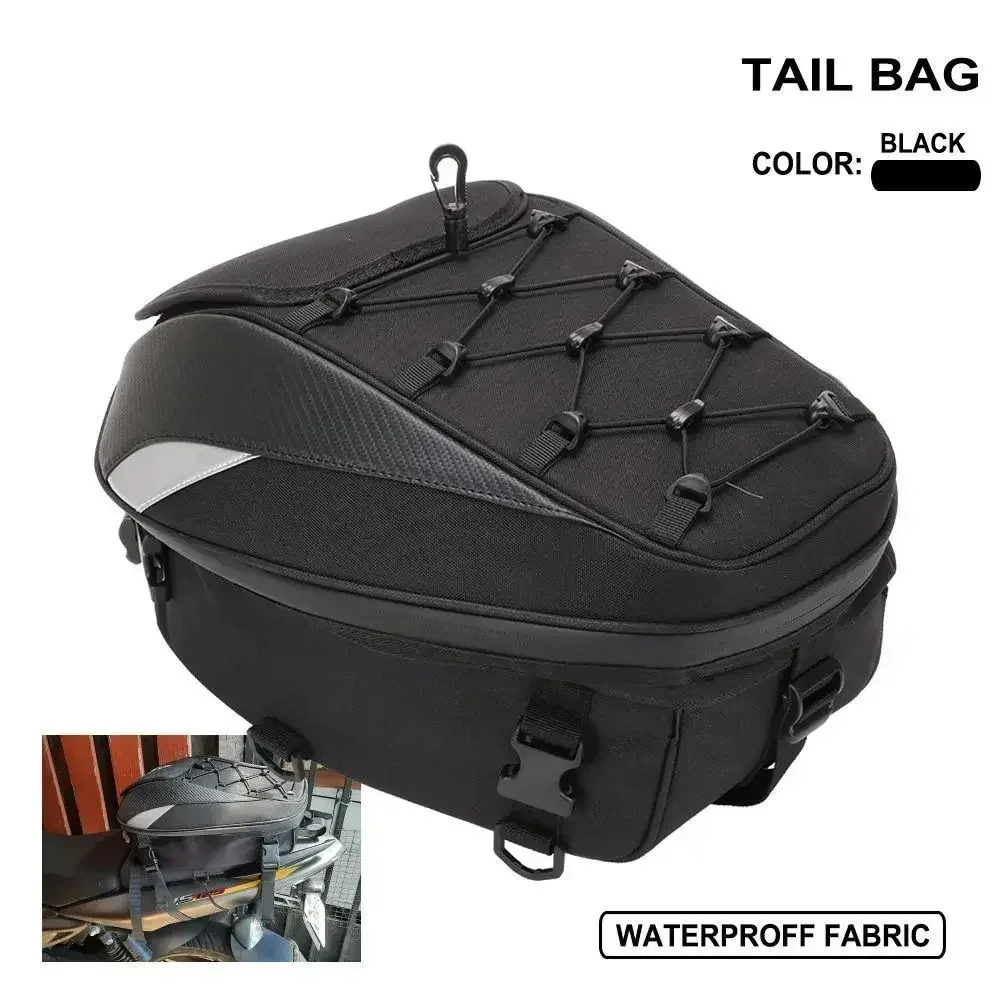 

Motorcycle Tail Bag High Capacity 37L Moto Helmet Rear Seat Bag Rider Backapack Waterproof Luggage Bag Motorcycle Accessories T