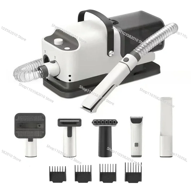 Pet Care Suction Clipper All-in-one Cat and Dog Multifunctional Low Noise Vacuum Trimmer Shaver Set