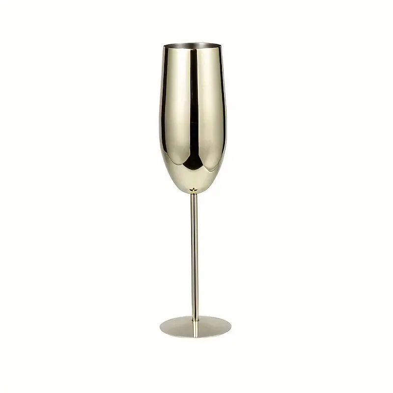 2Pcs Stainless Steel Wine Glasses Unbreakable Metal Cocktail Glasses 250 Ml, for Drinking Cocktails and Wine at Bar and Bar Cup