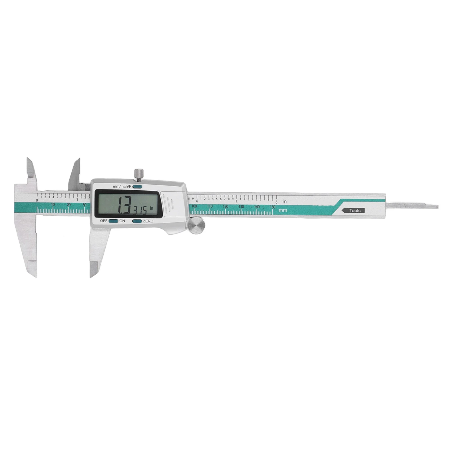 Vernier Caliper Measuring Tool Hard Wearing Digital Caliper LCD Display High Accuracy Stainless Steel with Storage Box for Home