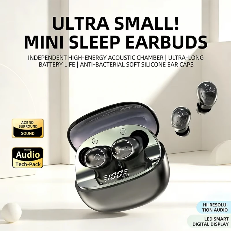 T10 - mini headphones wireless bluetooth earphones sleep hea