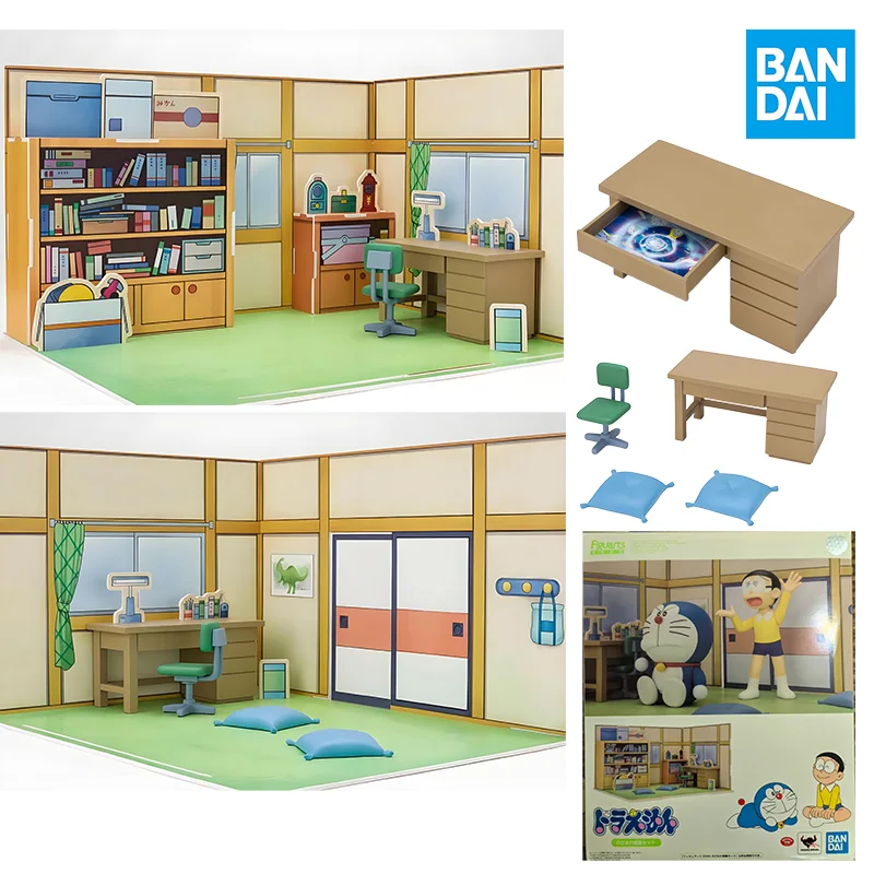 

Bandai Original Figuarts ZERO Doraemon Nobita Nobi with Room Anime Action Figure Toys Collectible Model Ornaments Gifts