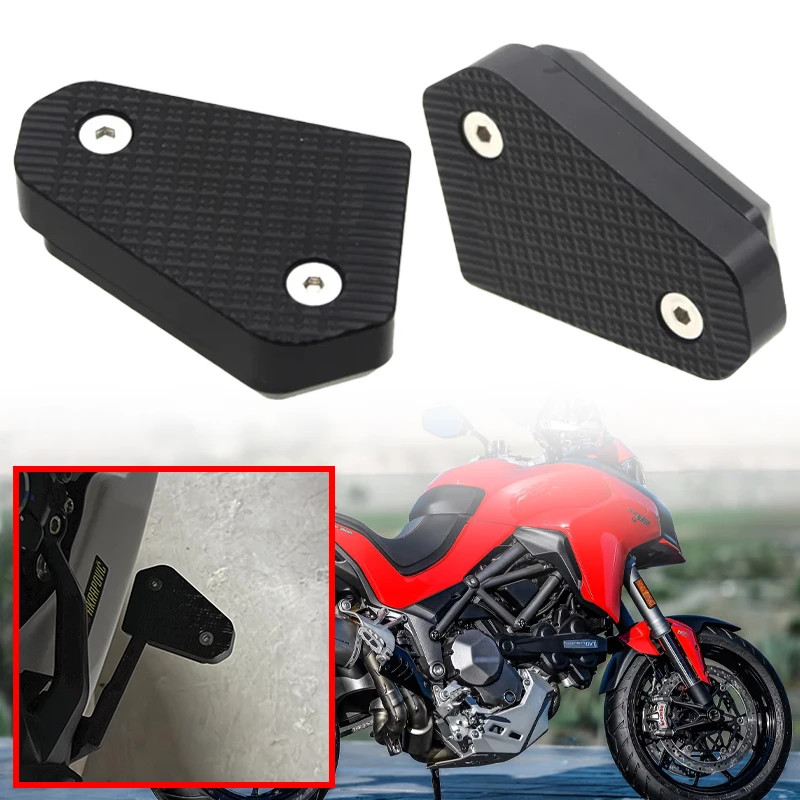 

Fit For Ducati Multistrada MTS 950 1200 1260 V2 Motorcycle Accessories Rear Foot Brakes Pedals Levers Step Plate Extension