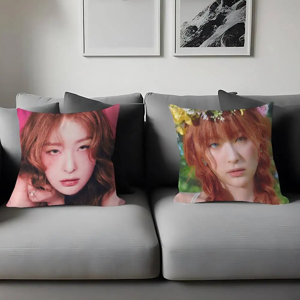 

Kang S-Seul G-Gi Individual Actor Pillow Cover Design Cushion Cover Decor Holiday Decorati