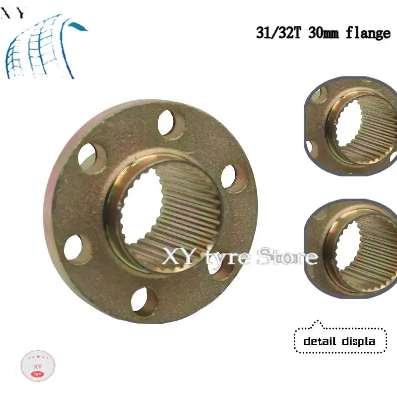 

31/32T Teeth Rear Axle Brake Disc Sprocket Mount For 50cc 110cc 125cc 150cc 200cc 250cc ATV Go kart Buggy Quad Bike parts
