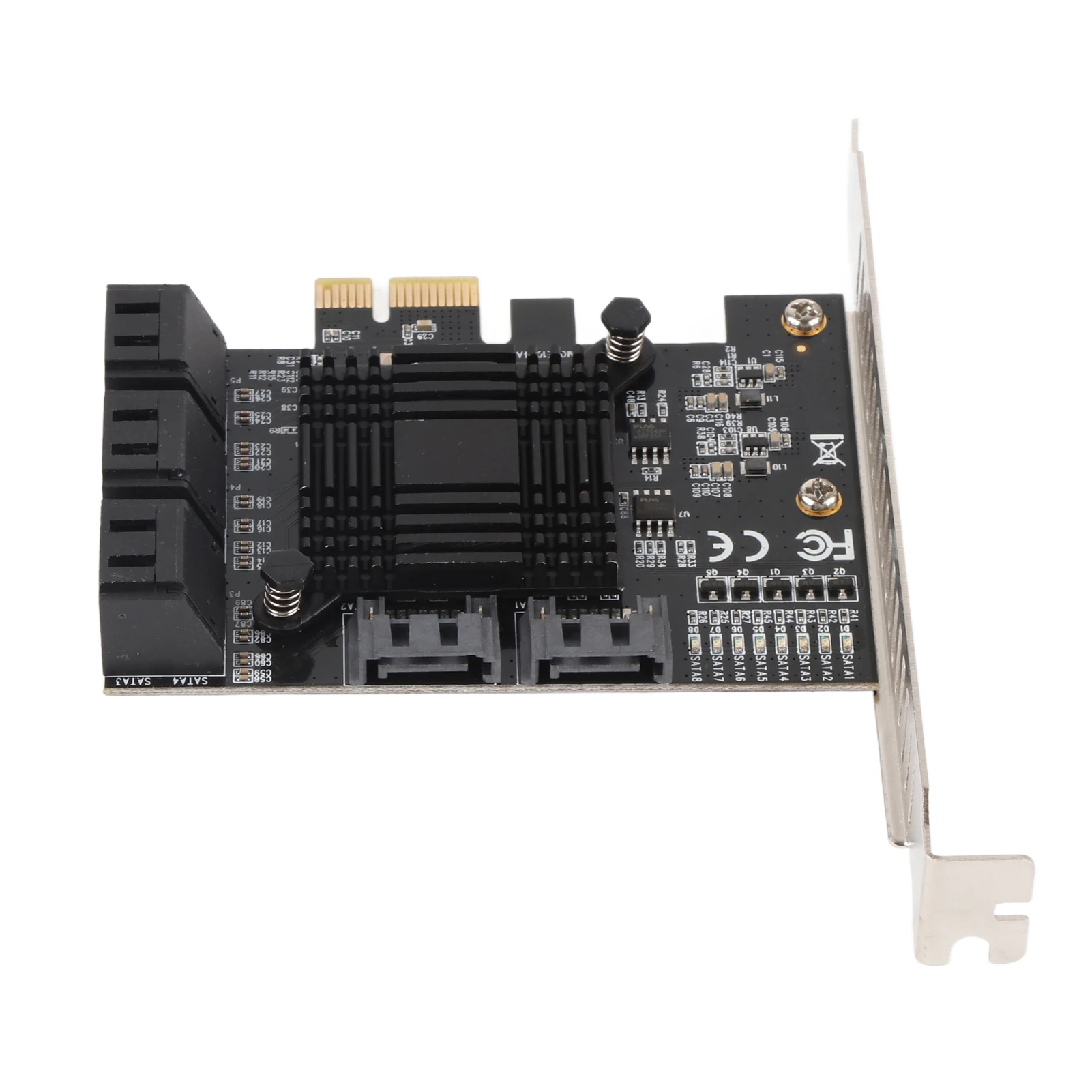 PCIE Card Convenient Practical Computer Accessories Stable Heat Dissipation 8 Ports for OS X for  2003 for  Server