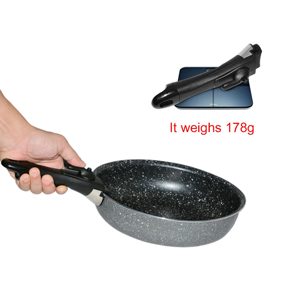 

Detachable Removable Pan Pot Handle Kitchen Cooking Anti-Scalding Clip Hand Grip Universal Ergonomic Kitchen Accessories