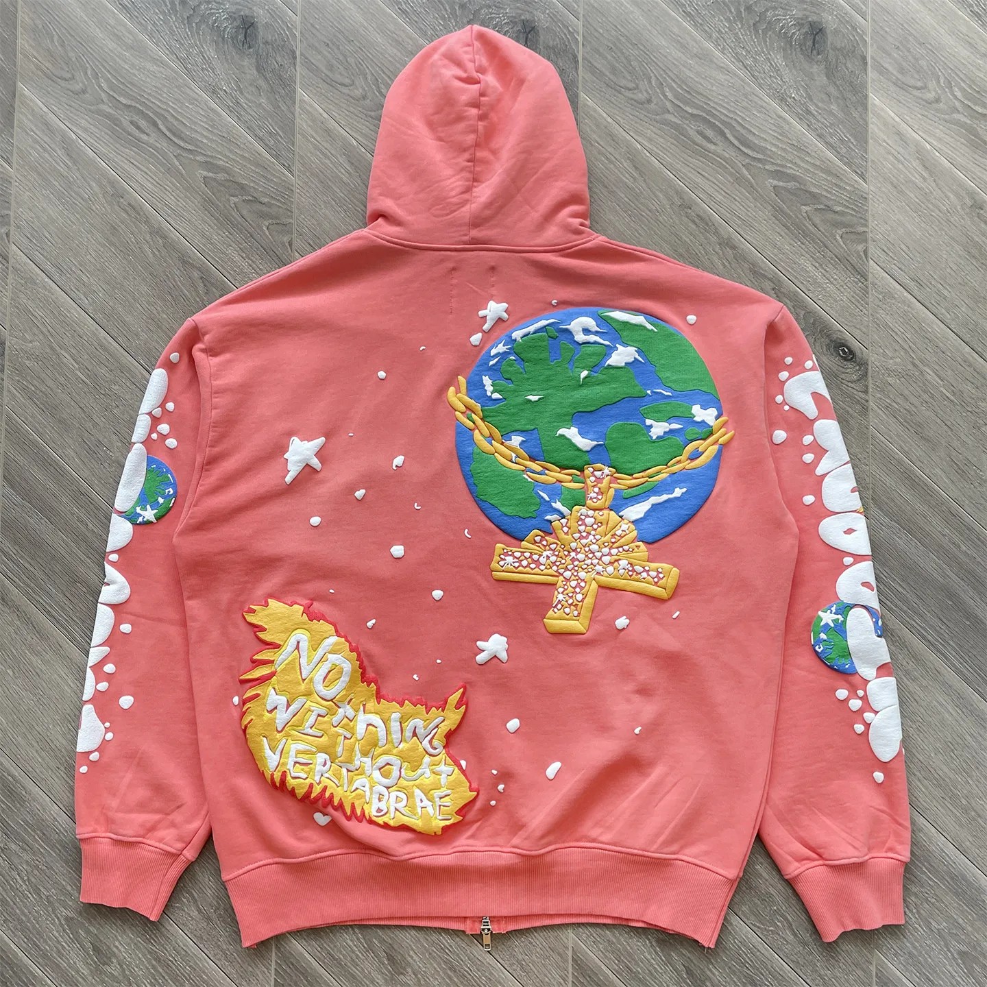 VERTABRAE Cosmic Zip Up Hoodie