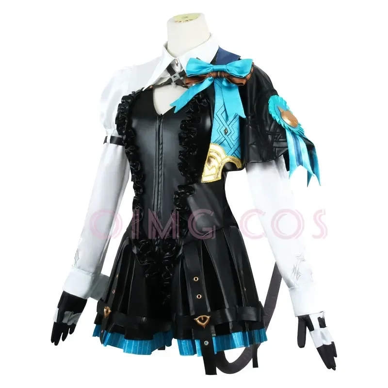 Lynette Cosplay Costume Genshin Impact Uniform Wig Anime Chinese Style Halloween Costumes Game New Skin