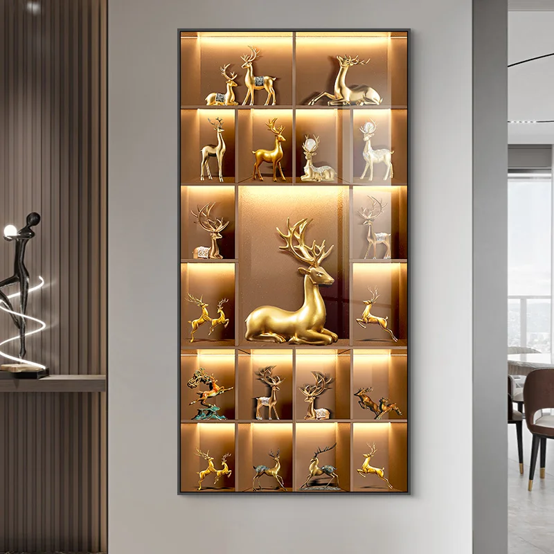 New LED Crystal Porcelain Wall Lamp For Indoor Wall Light Sconces Home Decoration Items Wall Lamp Living Room Corridor Kitchen